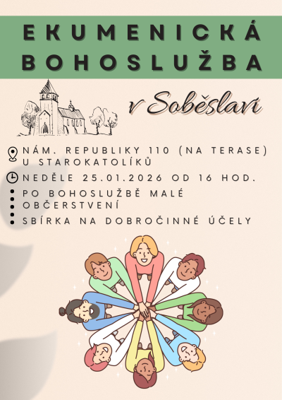 Ekumenická bohoslužba Soběslav