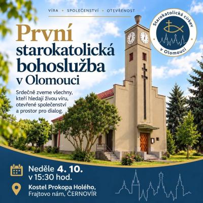 První novodobá starokatolická bohoslužba v Olomouci